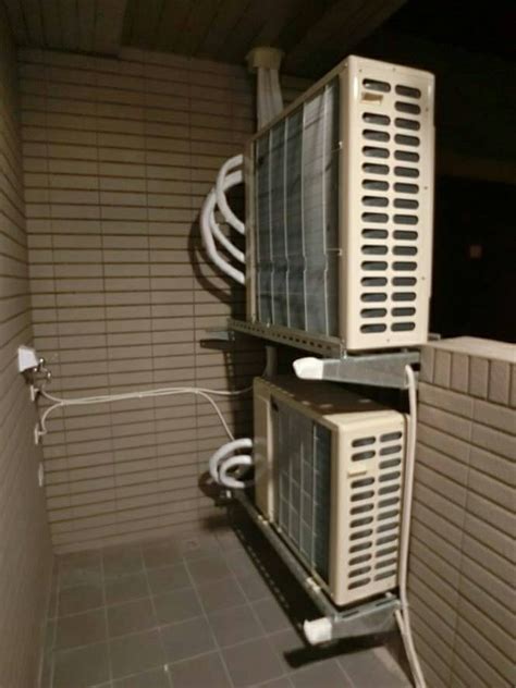 冷氣管 裝飾 陽台 冷氣室外機
